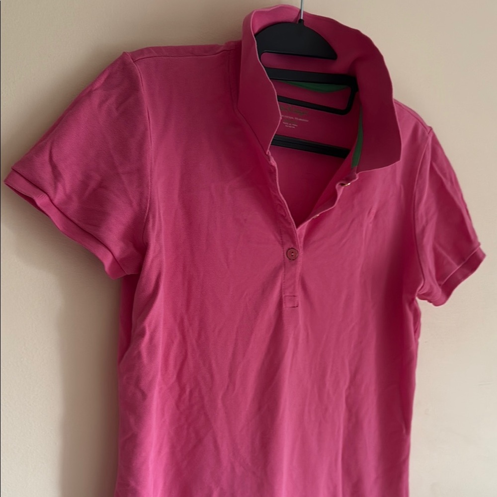 Lilly Pulitzer Pink Polo Shirt